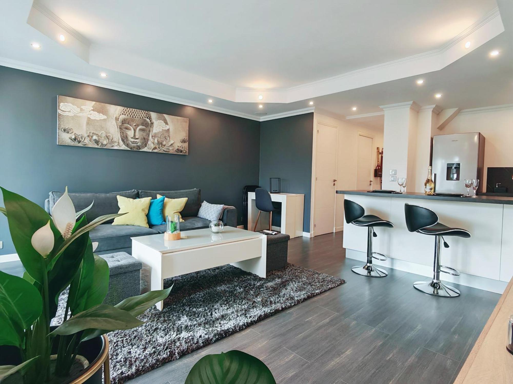 Magnifique Appartement Le Cannet,Cannes, Parking, Wifi Exteriör bild